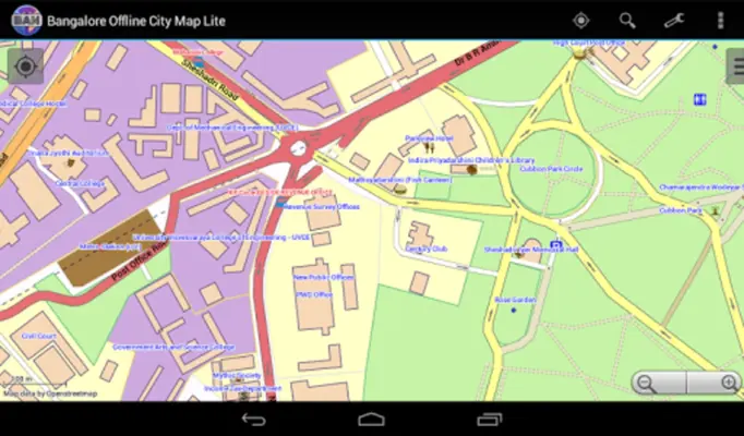 Bangalore Map android App screenshot 0